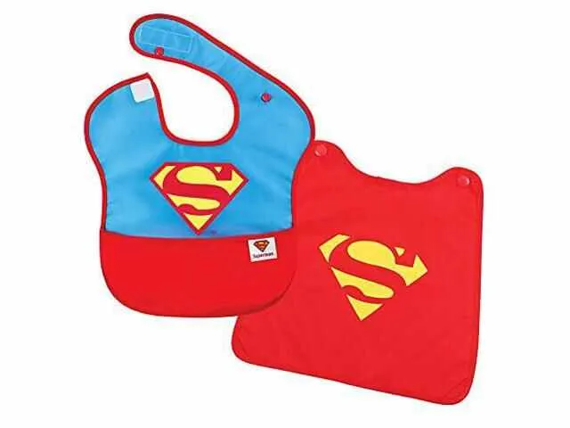 Bumkins Sleeved Bib Baby Bib, Toddler Bib, Smock, Waterproof Fabric, Fits Ages 6-24 Months