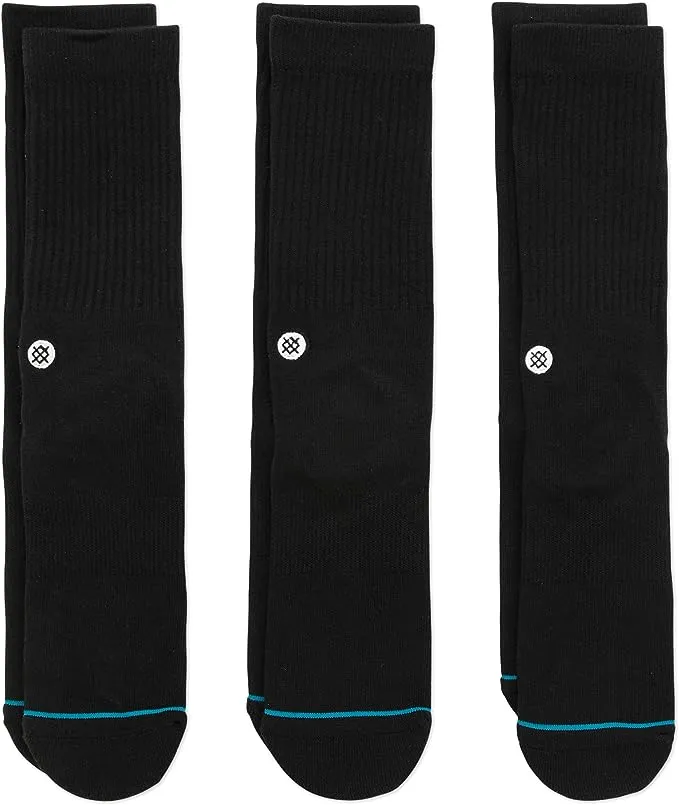 Icon 3-Pack Crew Socks