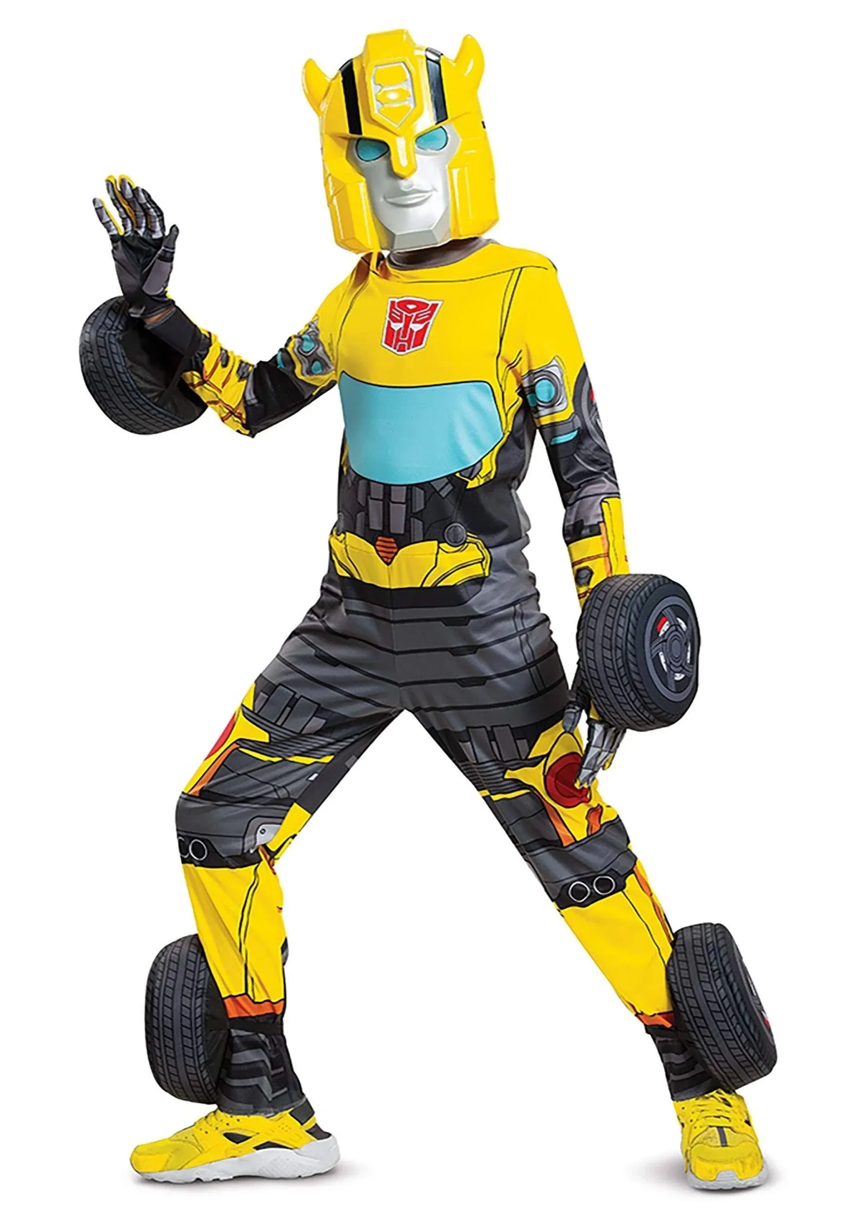 Disguise Bumblebee Converting Boy's Halloween Fancy-Dress Costume for Child, S