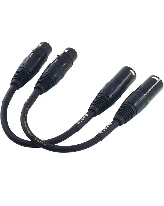 Xlr To Xlr Microphone Cable, 3-pin Female To 3-pin Male Balanced