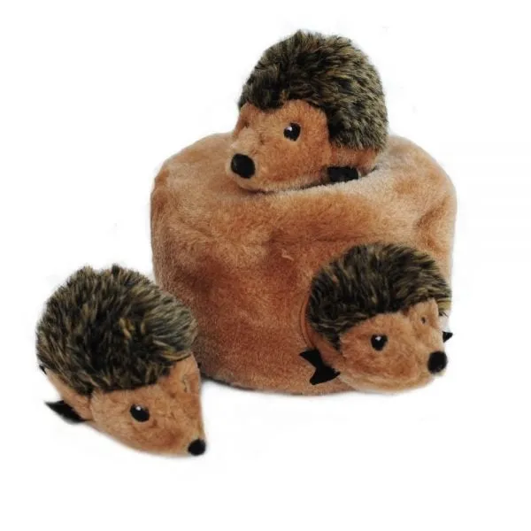 Zippy Paws Burrow, Hedgehog Den Interactive Dog Toy