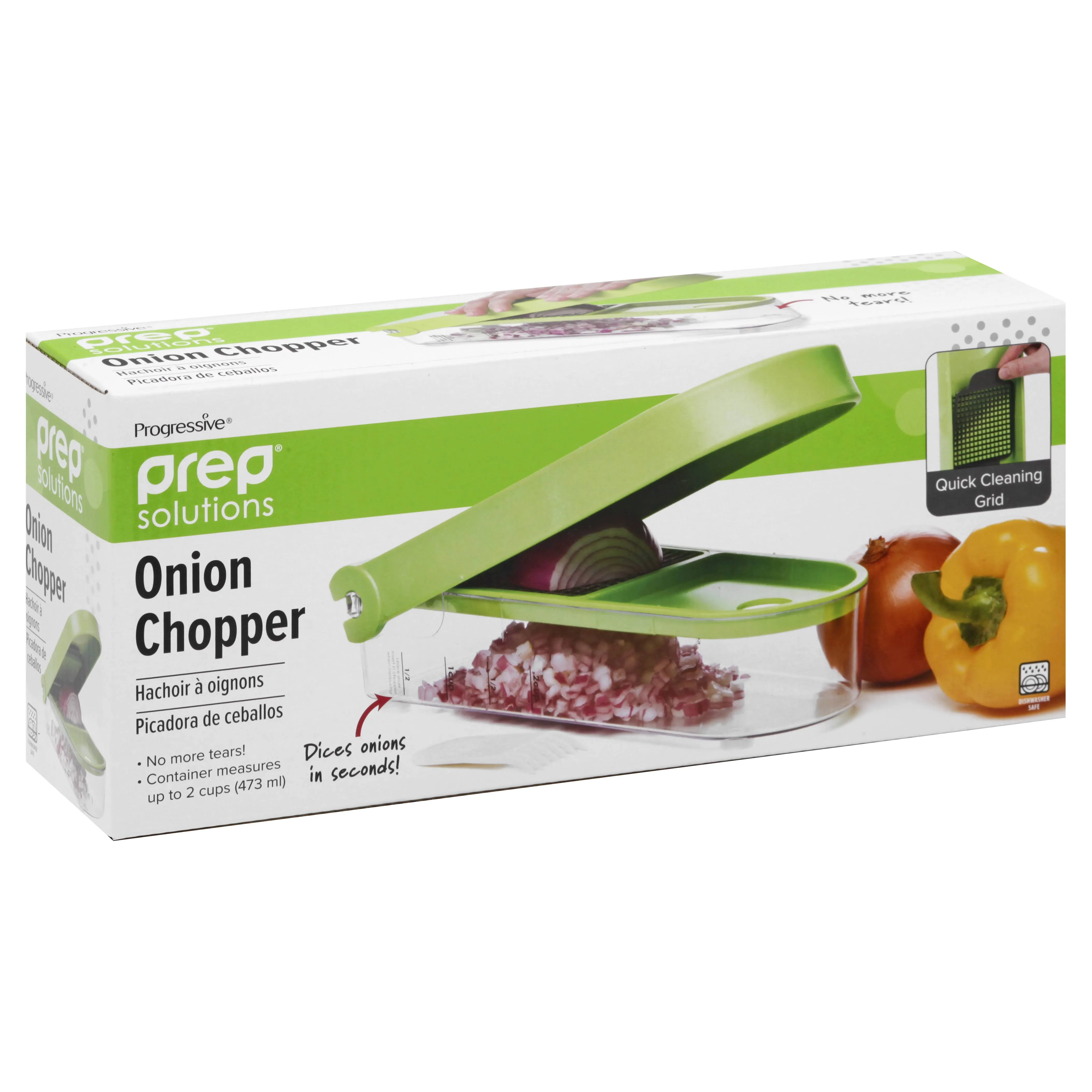 Progressive International GOC-310 Onion Chopper Green/White, Standard