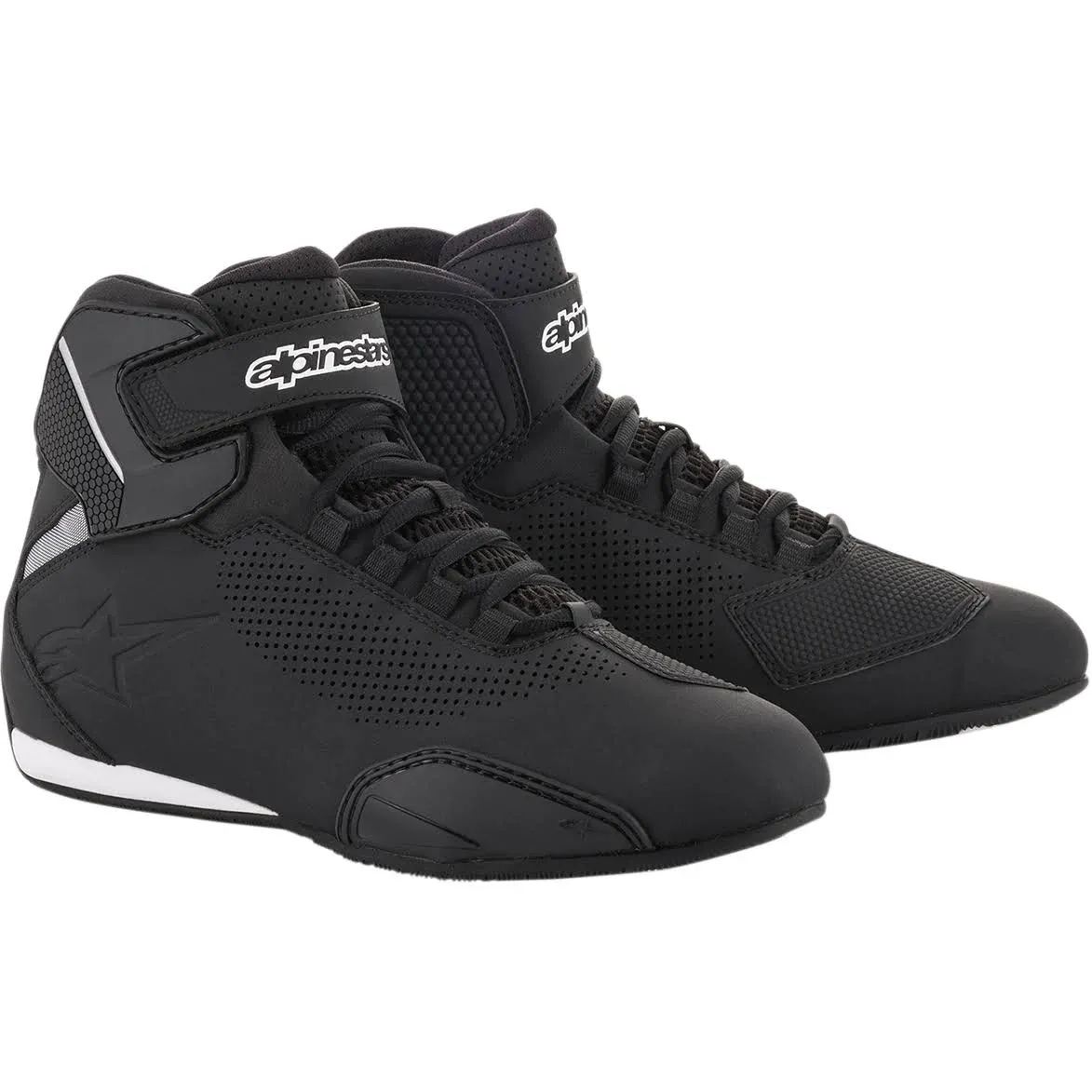 Alpinestars Sektor Vented Shoes - Black/Gray/Red - 6