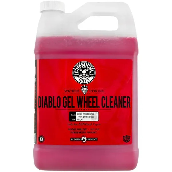 Chemical Guys CLD_997 Diablo Gel Oxygen Infused Foam Wheel And Rim Cleaner, Concentrated (Safe on All Wheel & Rim Finishes), for Cars, Trucks, SUVs, Motorcycles, RVs & More 128 fl oz (1 Gallon)