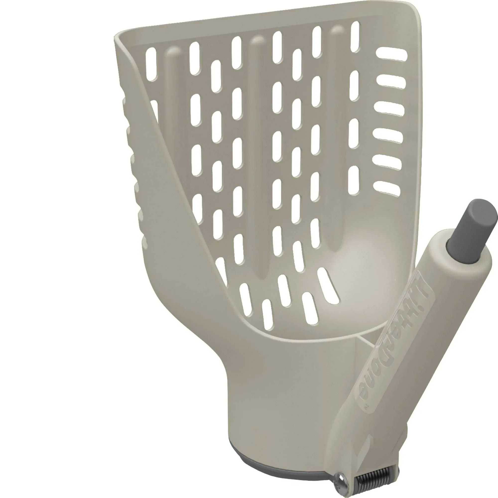 Litter Scoop and Release, Patented Scoop and Release Design, Gray Plastic