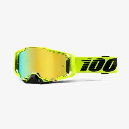 100% ARMEGA® Goggle - Nuclear Citrus / Gold Mirror Lens