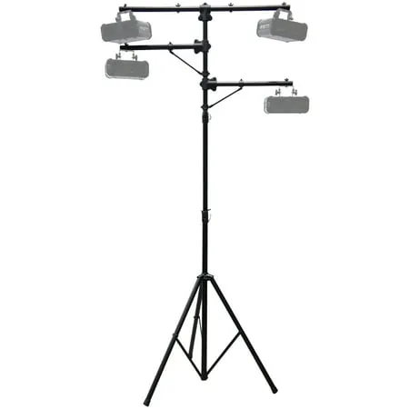 Harmony Audio HA-TREESTAND Pro DJ Lighting Multi Arm Tripod & T-Bar Light Stand