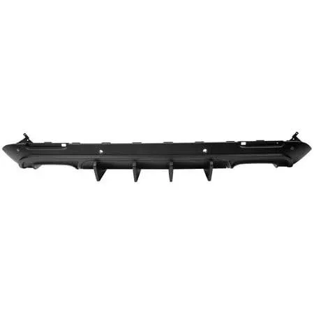 Fits 15-23 Challenger IKON V2 Rear Bumper Lip Diffuser Shark Fin Matte Black PP