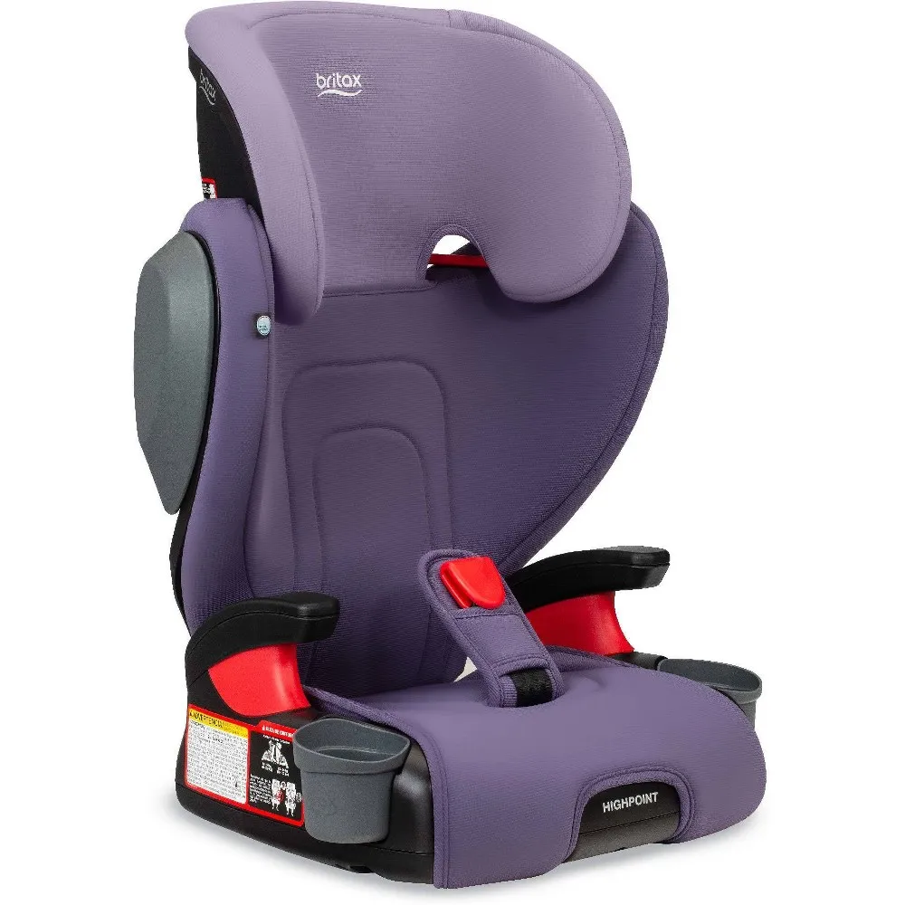 Britax Highpoint Backless Belt-Positioning Booster Seat - Purple Ombre