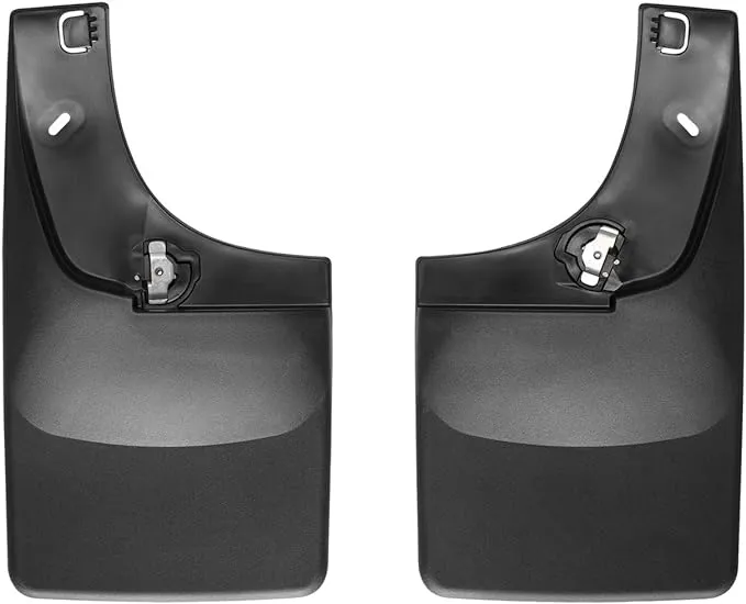 WeatherTech Custom No Drill Splash Guard MudFlaps for Ford F-150 - Front & Rear Set (110002-120002), Black