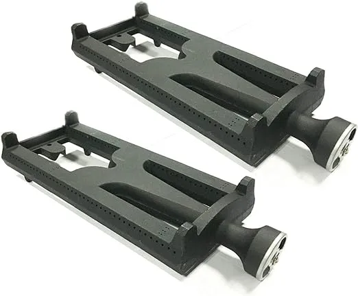 Bbqzone Lynx Burner Replacement, 2-Pack Cast Iron Burner Replacement for Select DCS and Lynx Gas Grill Models