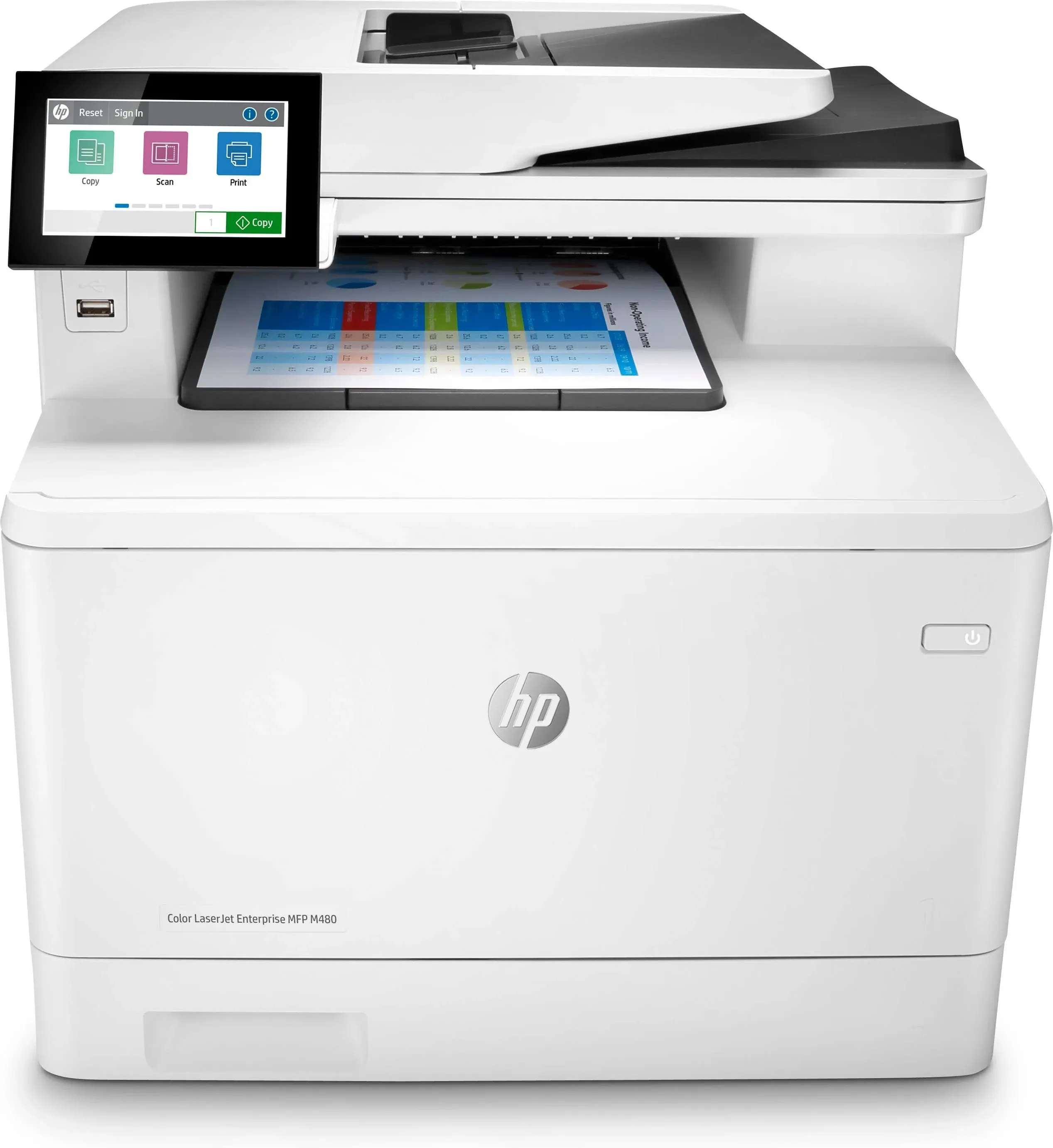 HP LaserJet Enterprise MFP M480f Color Laser Printer