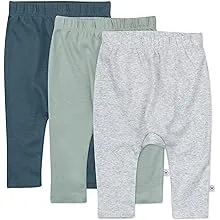 Honest Baby Boys' 3pk Organic Cotton Cuff-Less Harem Pull-On Pants - Blue/Green ...