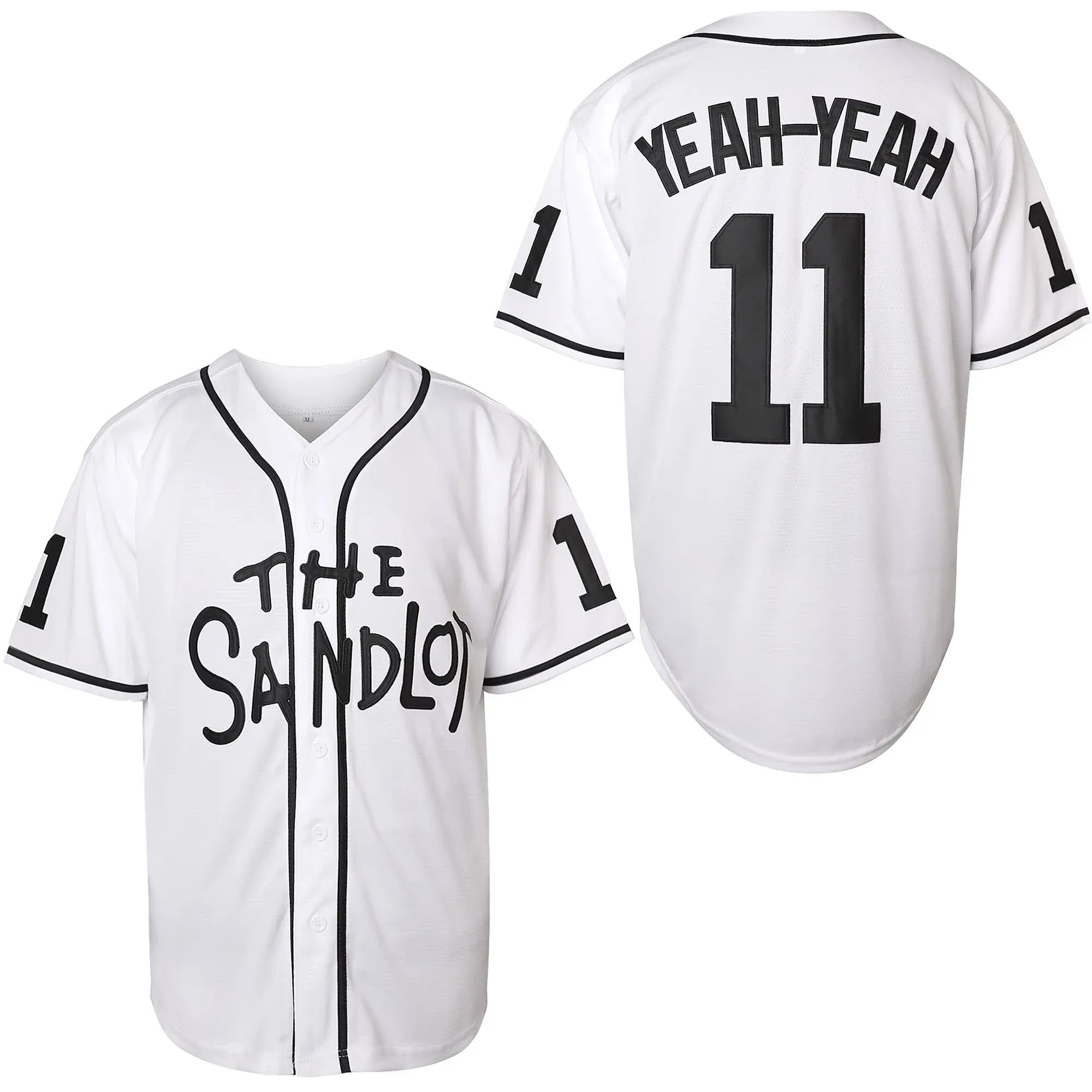 MNMN Benny The Jet Rodriguez The Sandlot Baseball Jersey, Michael Squints Palledorous Alan Yeah-Yeah McClennan Men's Jersey S-3xl