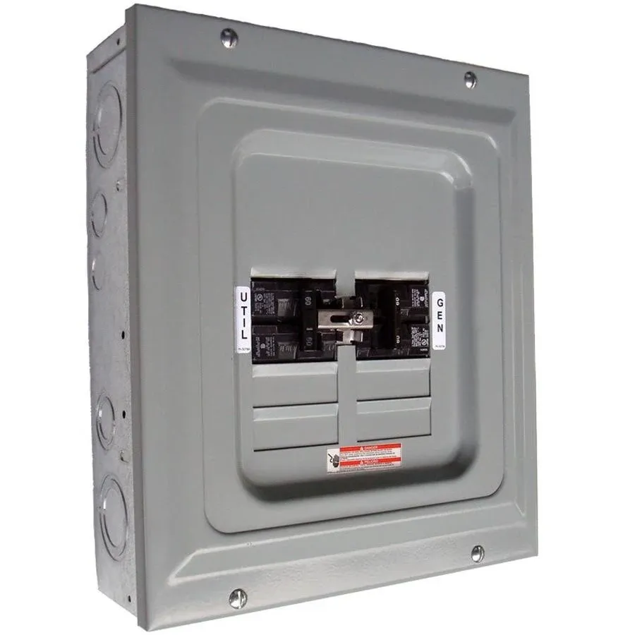 Generac 6333 60-Amp Single Load Double Pole Manual Transfer Switch: Reliable Power Control