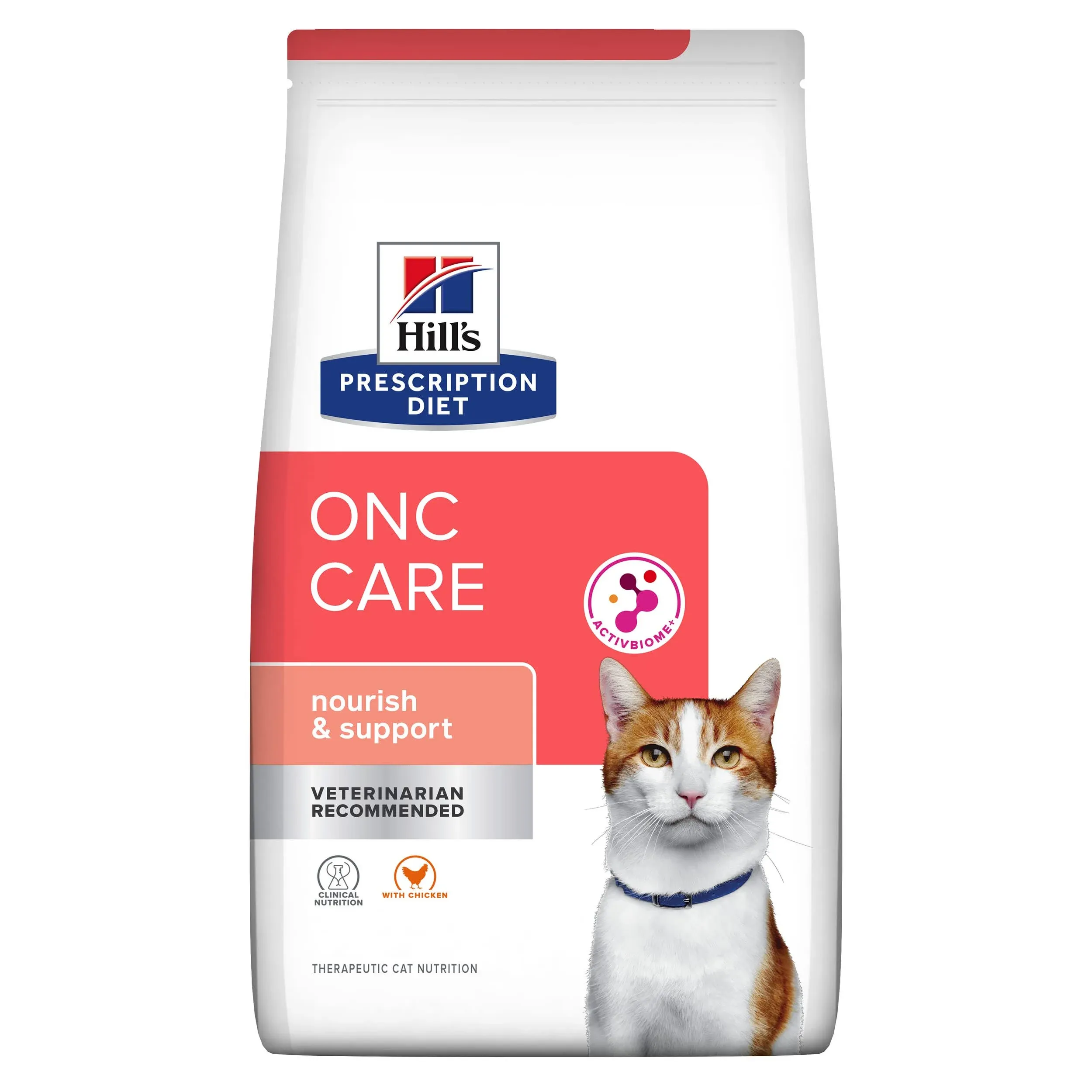 Hill's Prescription Diet Onc Care Dry Cat Food 7 lb Bag, Chicken