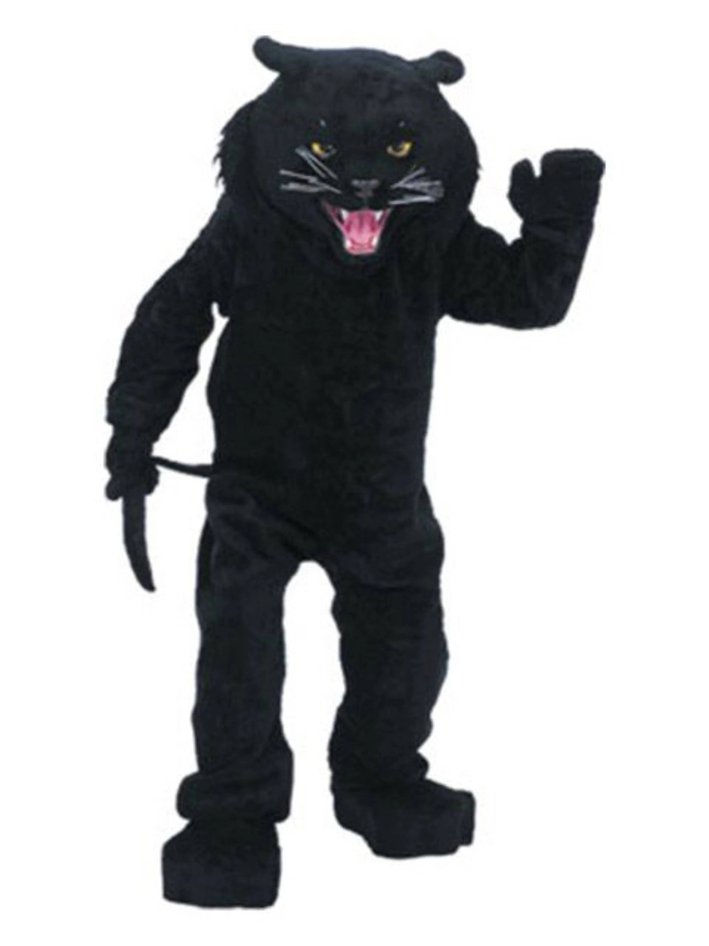 Friendly Black Panther Mascot Costume