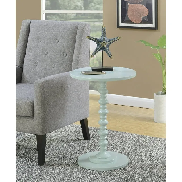 Convenience Concepts Palm Beach Spindle Table - Sea Foam