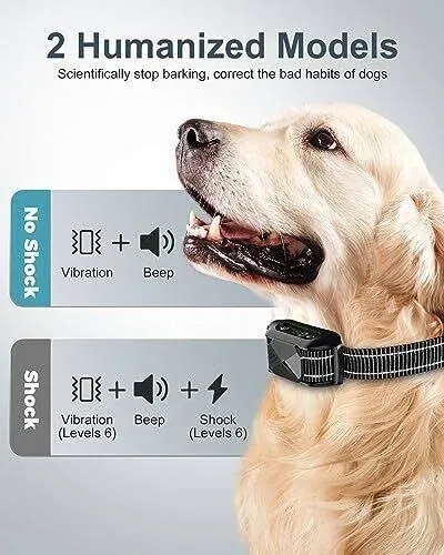 Dog Bark Collar - Bark Collar For Large Medium Small Dogs With Beep