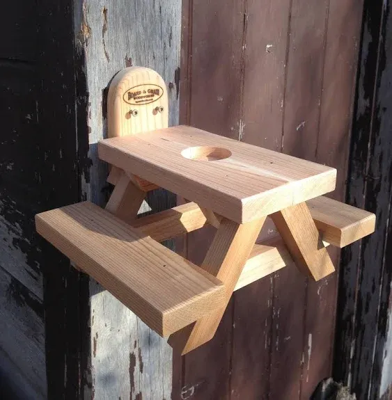 Squirrel Feeder Picnic Table