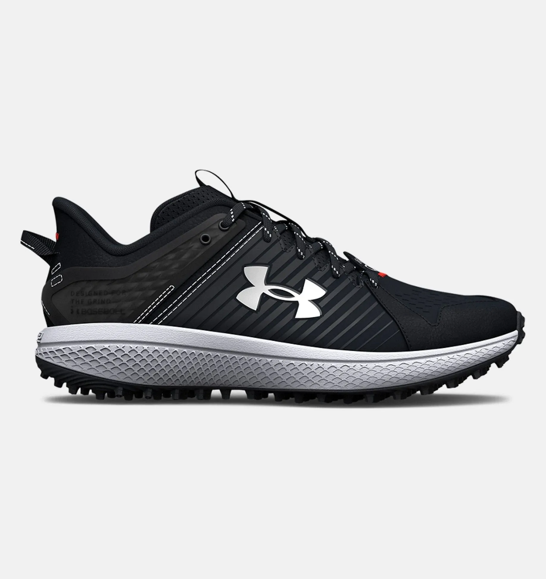 Under Armour Boys' Yard Turf Jr. Baseball Shoes - Black, 2.5