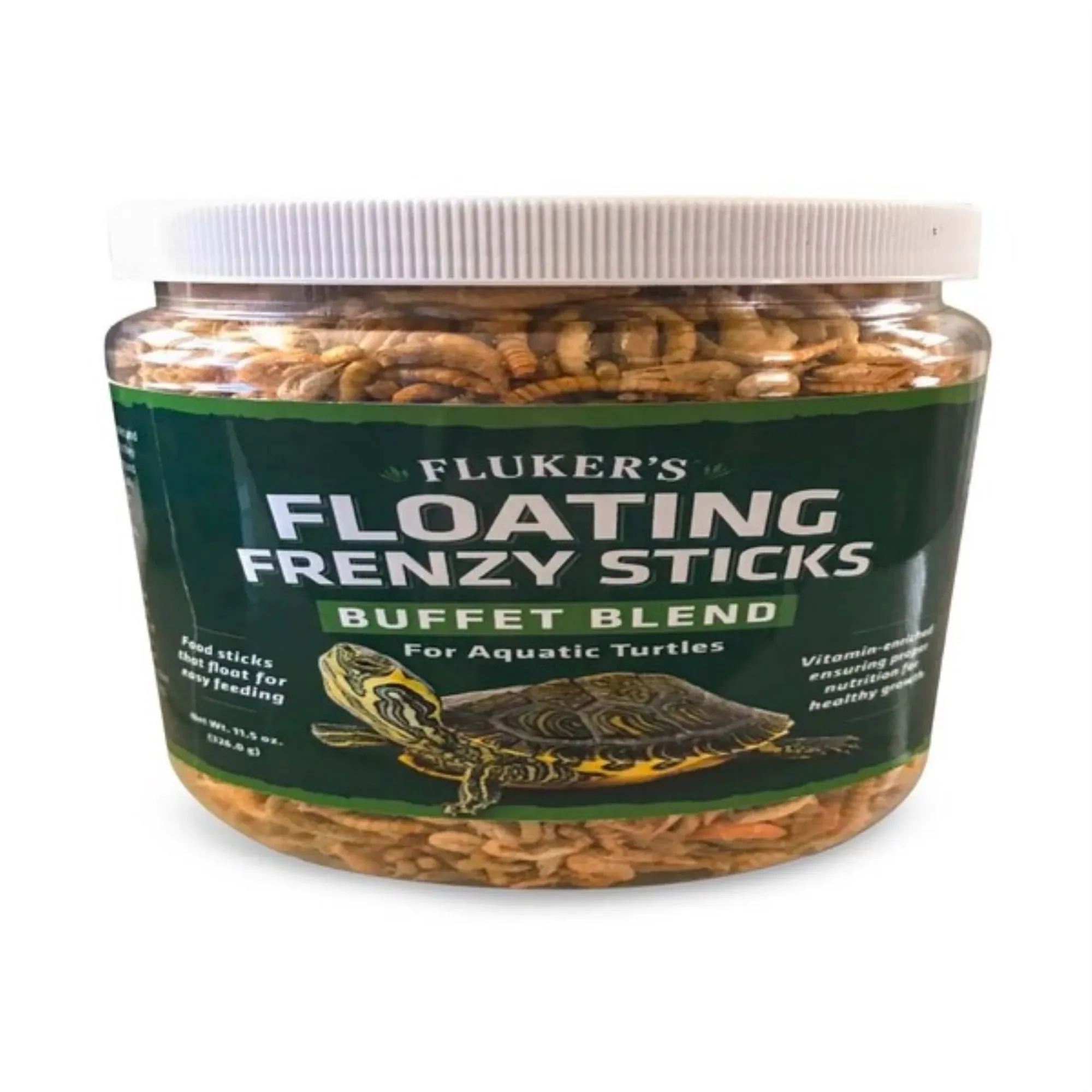 Flukers 11.5 oz Floating Frenzy Sticks Buffet Blend for Aquatic Turtles