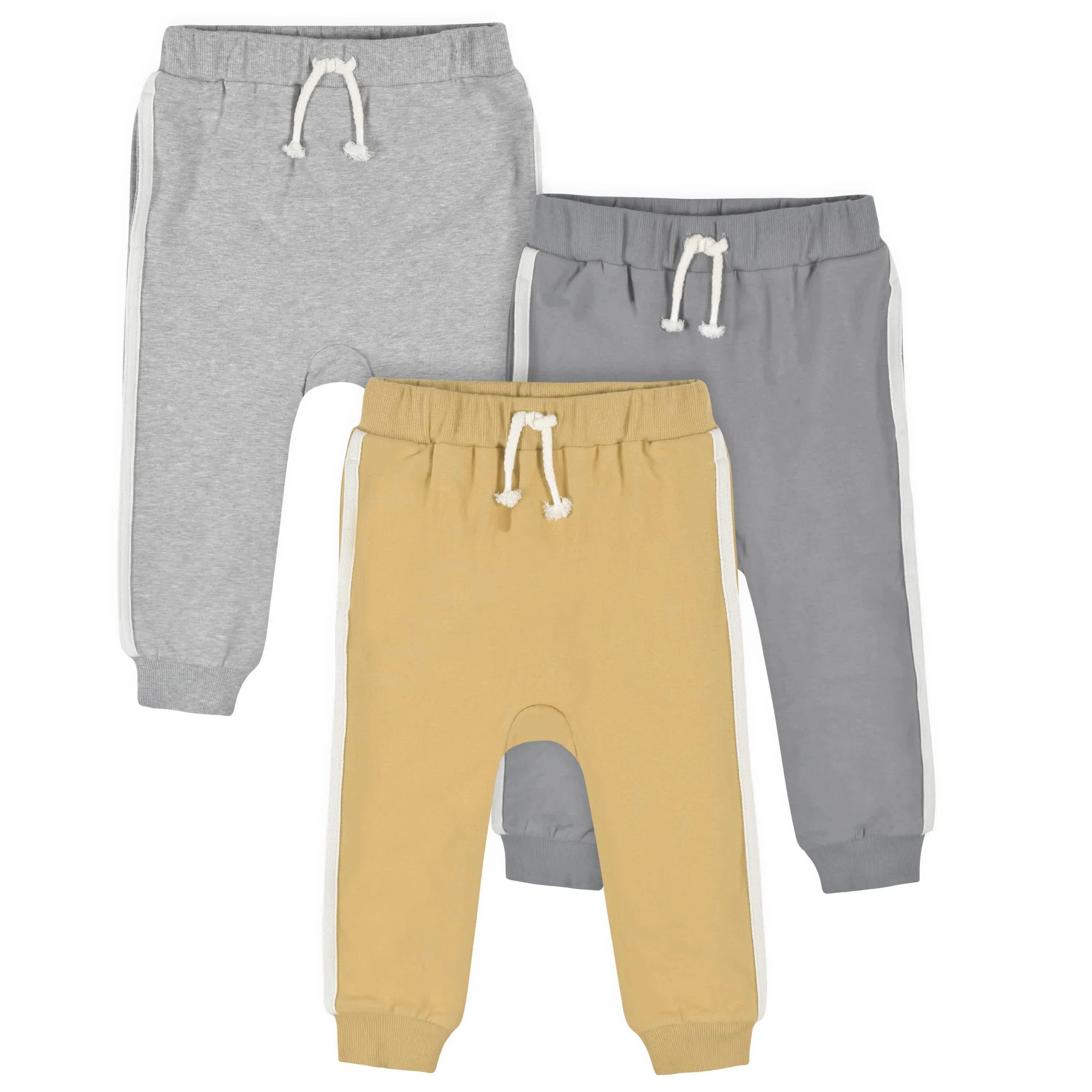 Gerber Baby Boys' Toddler 3-Pack Jogger Pants