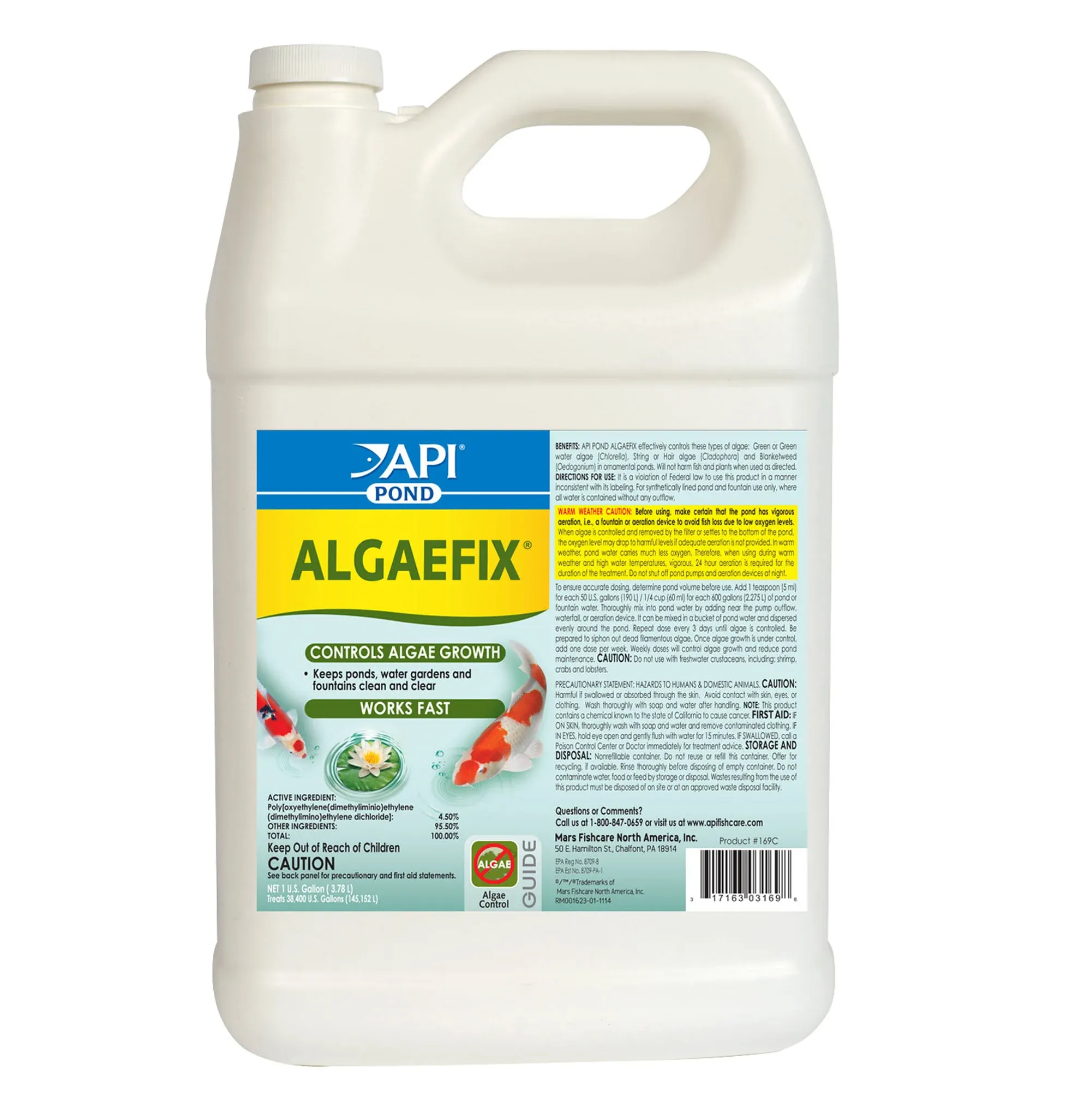 API Pond AlgaeFix Algae Control (1 Gallon)