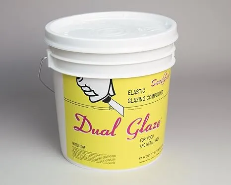 Sarco Putty - Dual Glaze Putty - 1 Quart - Window Glazing Putty - Adheres to Wood and Metal - Sash and Door - Modern Glazing Compound