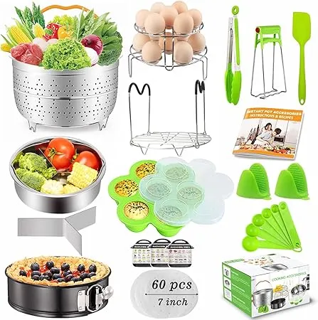 MLCINI 20Pcs Accessories for Instant Pot 6 qt 8qt, Ninja Foodi 8qt,