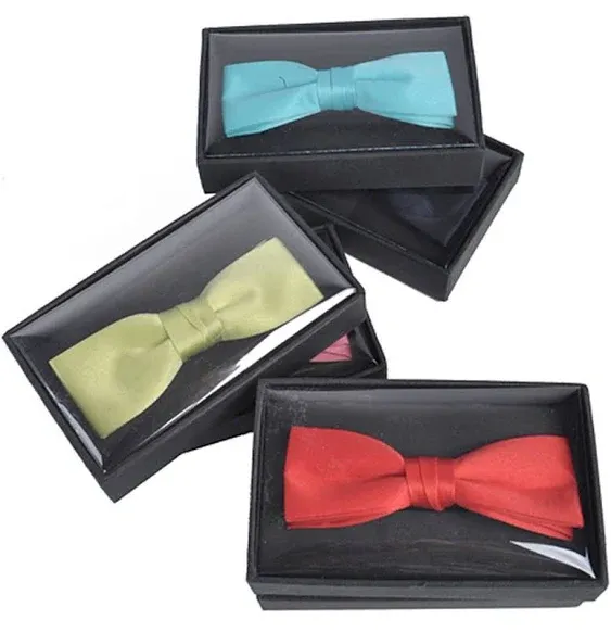 Young Boy's Sage Pre-Tied Clip on Bow Tie - Formal Tuxedo Solid Color