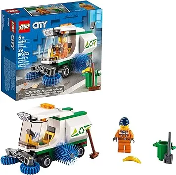 LEGO City Street Sweeper 60249 Construction Toy, Cool Building Toy for Kids (89 Pieces)