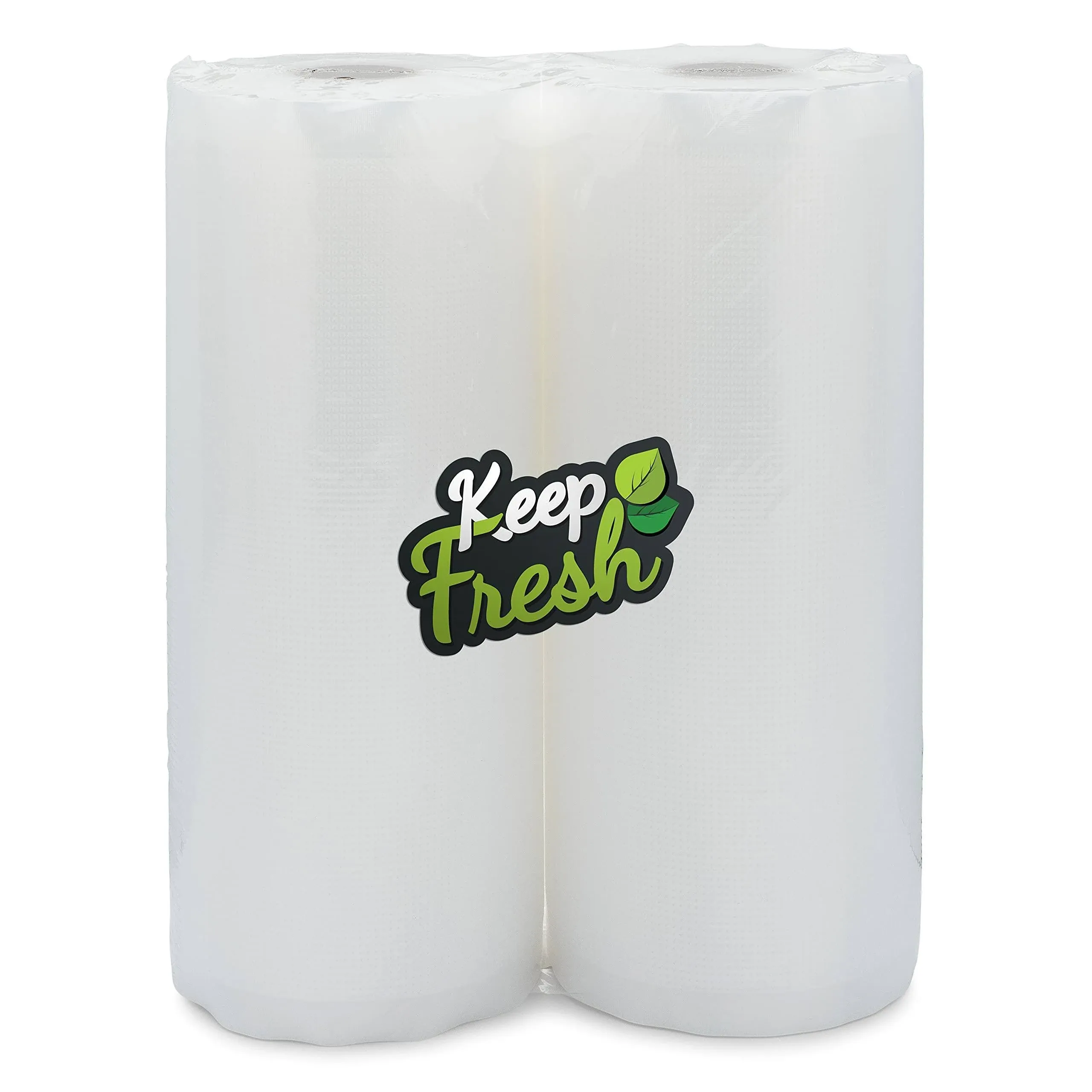 Keep Fresh Food Vacuum Sealer Rolls (8" x 50', 2 Rolls), 3.5mil Food Storage Bags for Sous Vide and Freezer Storage (100 Feet)