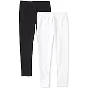 Girls Leggings 2-Pack - White