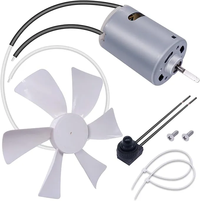 6" Rv Vent Fan Blade Replacement 12v D-shaft Rv Vent Motor Fan Motor