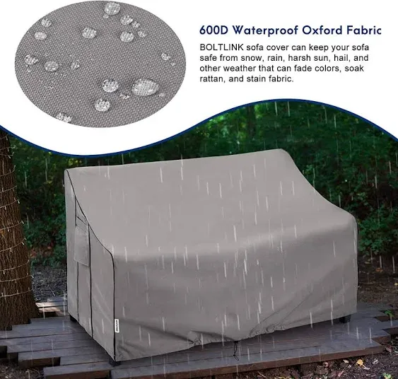 Outdoor Patio Furniture Covers Waterproof,Dur<wbr/>able 3-Seater Sofa Cover