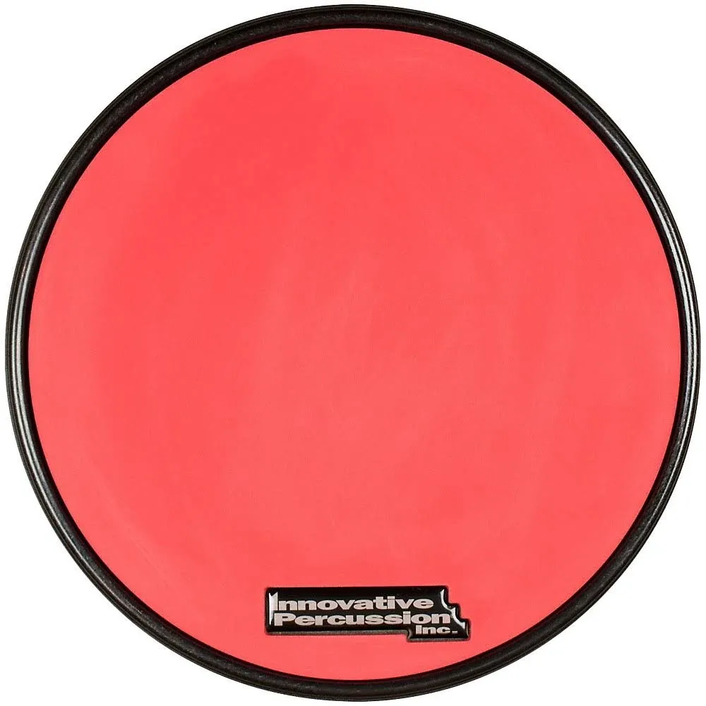 Innovative Percussion Gum Rubber Pad with Rim, Red, 11.5"