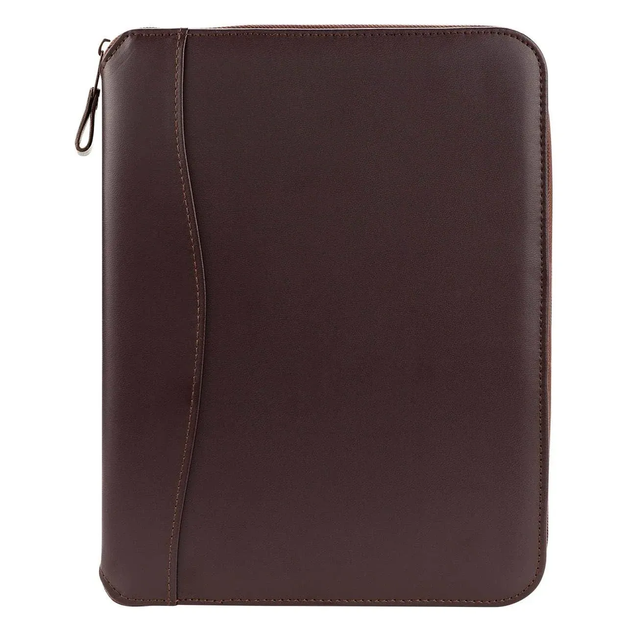 Franklincovey Classic FC Basics Spacemaker Vinyl Zipper Binder - Burgundy