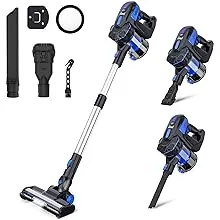 INSE Cordless Vacuum, 12KPa Powerful Vacuum Cleaner with 160W Motor, 4-in-1 Stick Vacuum, Rechargeable Handheld Vacuum Cleaner for Home Hard Floor Carpet Pet Hair - N6