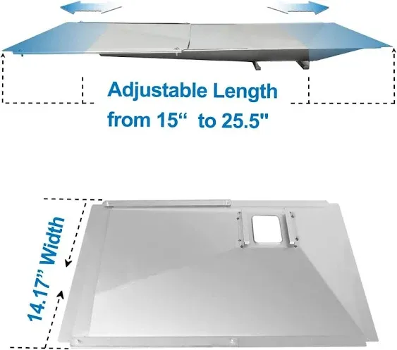 Grease Tray With Catch Pan And Foil Liner Universal Fits Nexgrill,