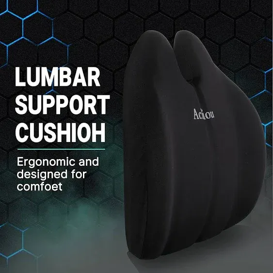 Lumbar Support Pillow for Office Chair, Back Support Pillow for Back Pain Relief