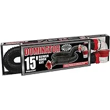 Valterra Products LLC D04-0250 Dominator Sewer Hose Kit, 15&#039;, Boxed