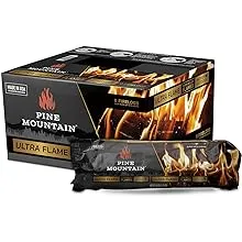 Pine Mountain Ultra Flame Firelog, 3 Hour Fire - 6 pack