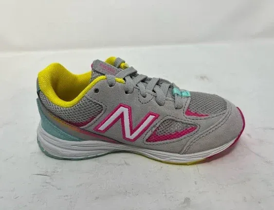 New Balance 258649 Infant Girls Running Sneaker Carnival/Light Reef Size 2 Xwide