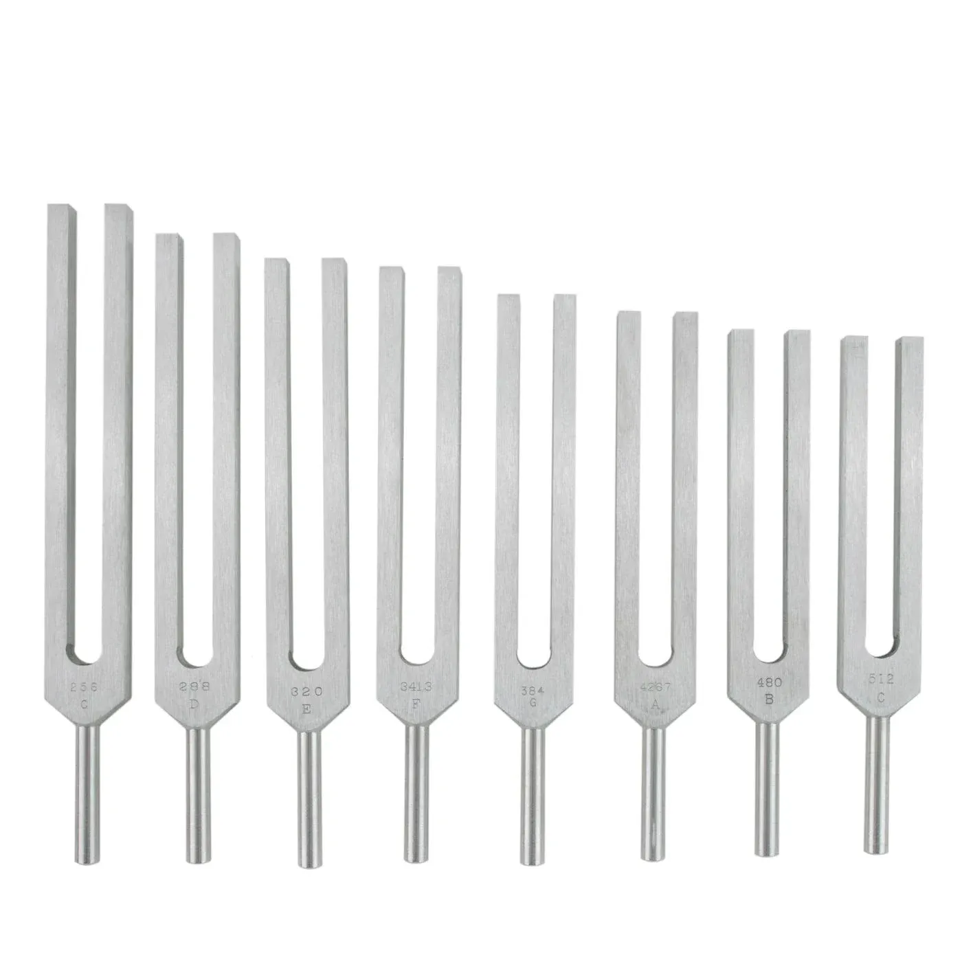 Biosonics Set of 8 Solar Harmonic Spectrum Tuning Forks