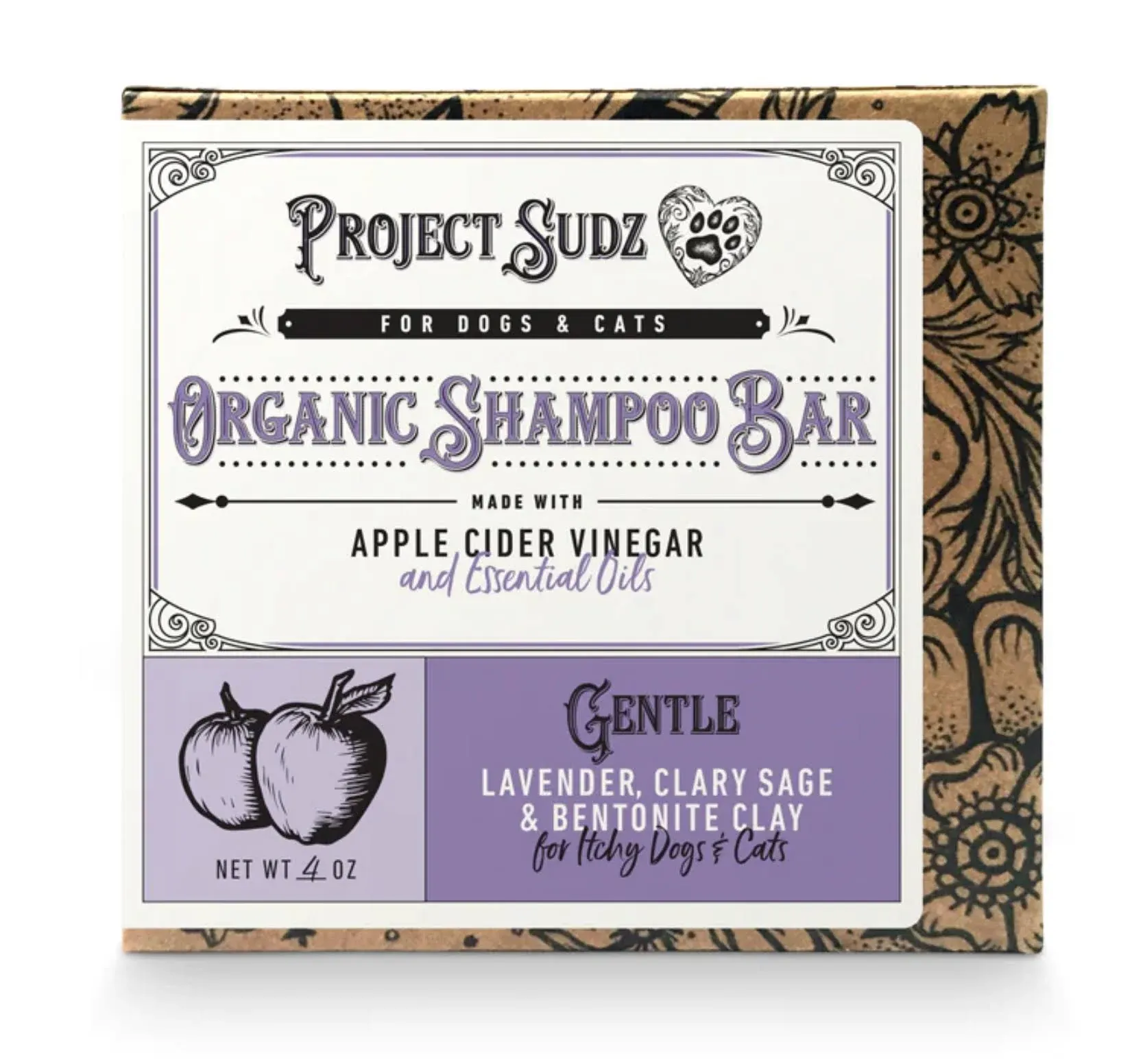 Project Sudz Gentle Lavender Sage Dog Shampoo Bar