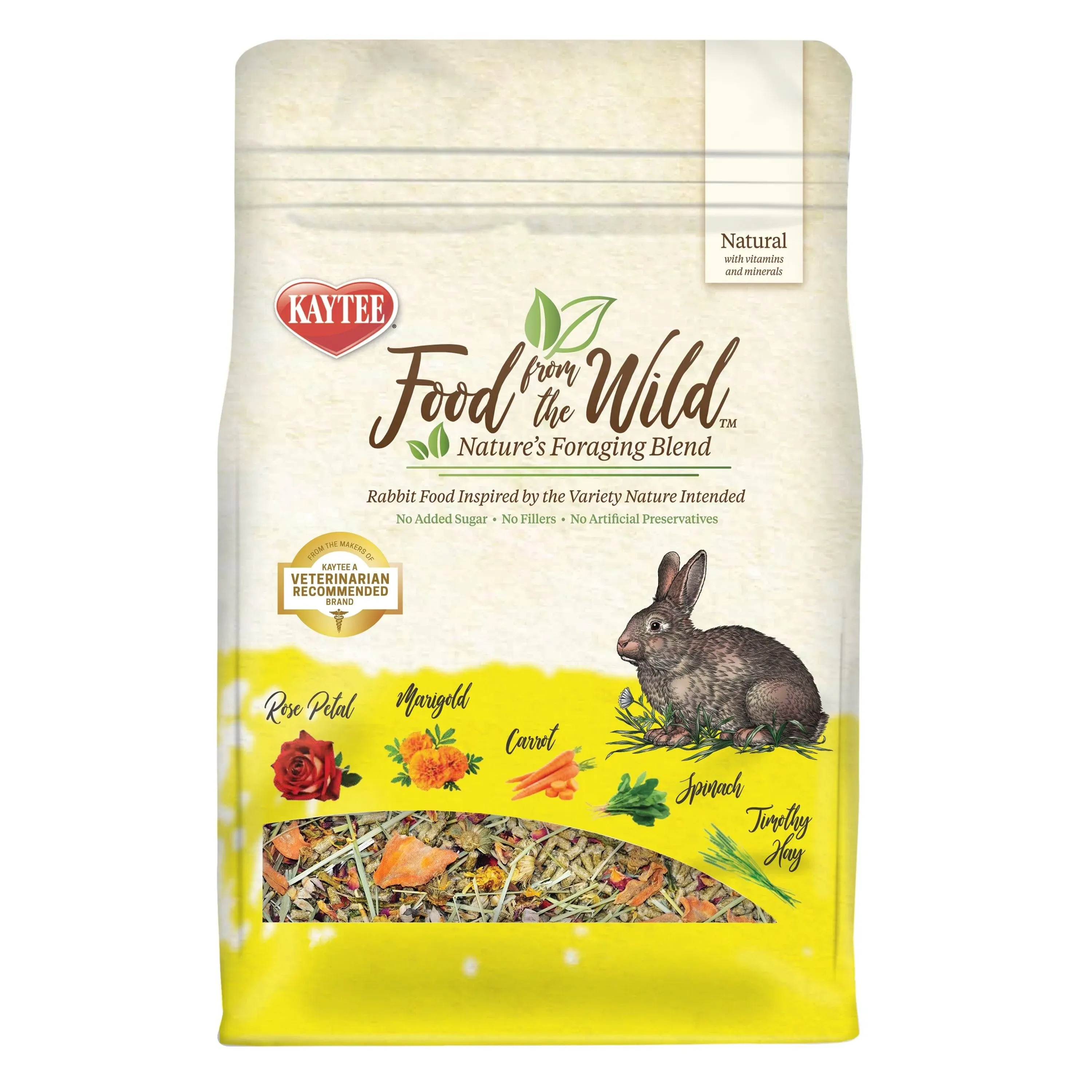 Kaytee Food from The Wild Natural Pet Guinea Pig Food, 4 Pound