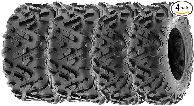 SunF 145/70-6 16x8-7 All Terrain Tires ATV UTV 6 PR POWER II A051 - Bundle set