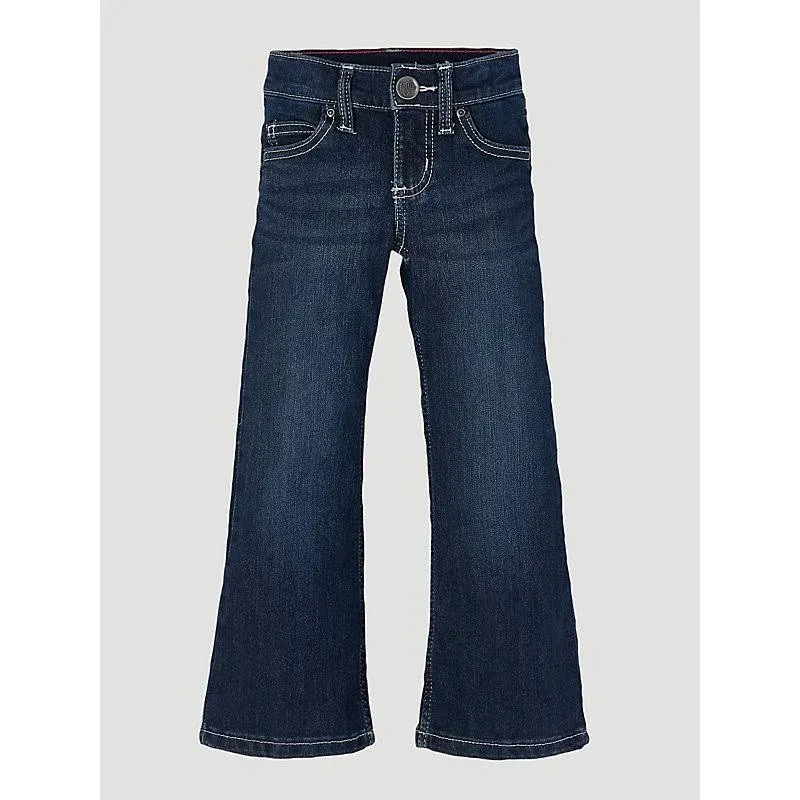 Wrangler® Girls Boot Cut Dark Denim Jean