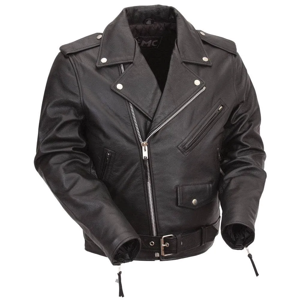 First Manufacturing The Superstar: Classic Motorcycle Jacket - SM